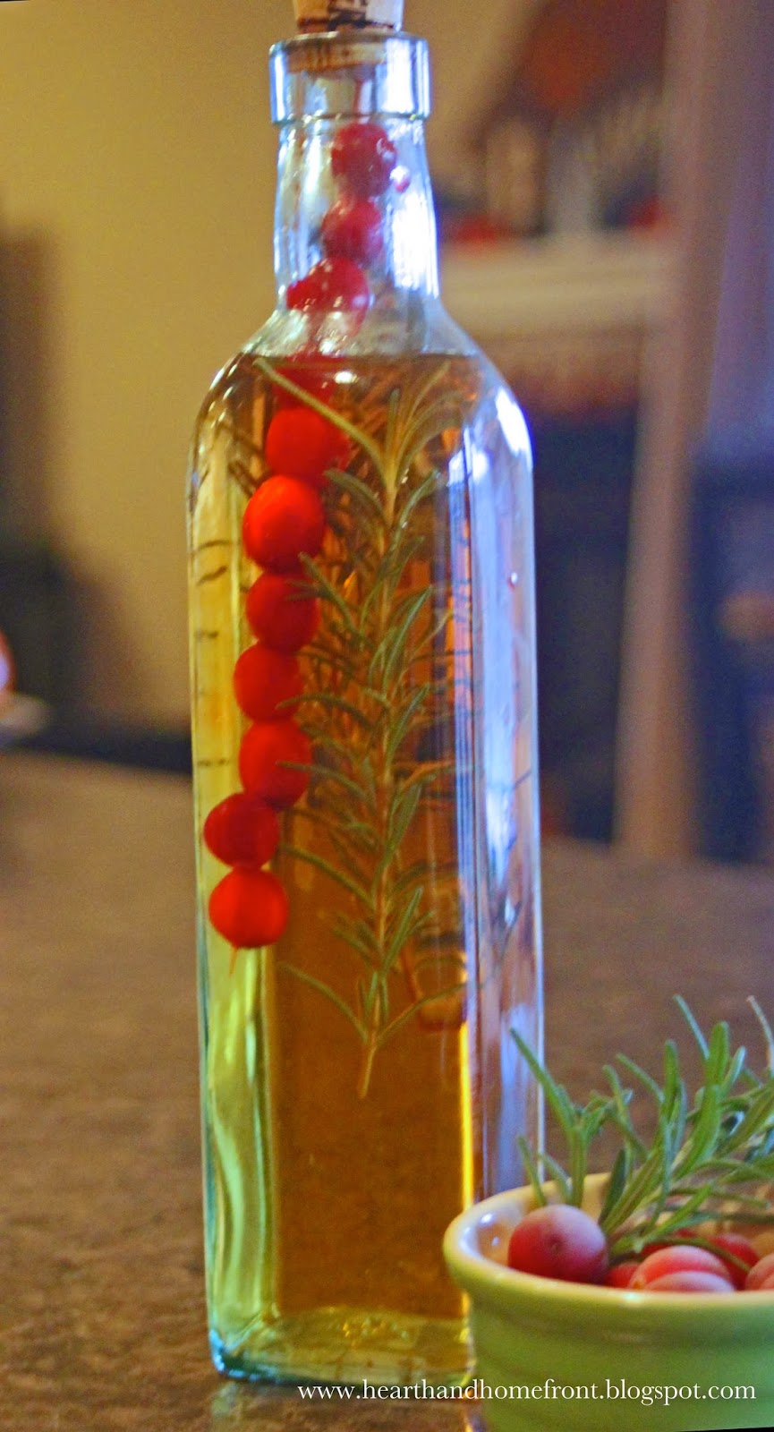 Hearth and Homefront Gifts from the KitchenHerb Infused Vinegar