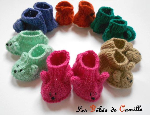 les chaussons souris pour bébé des Bébés de Camille - selection CocoFlower