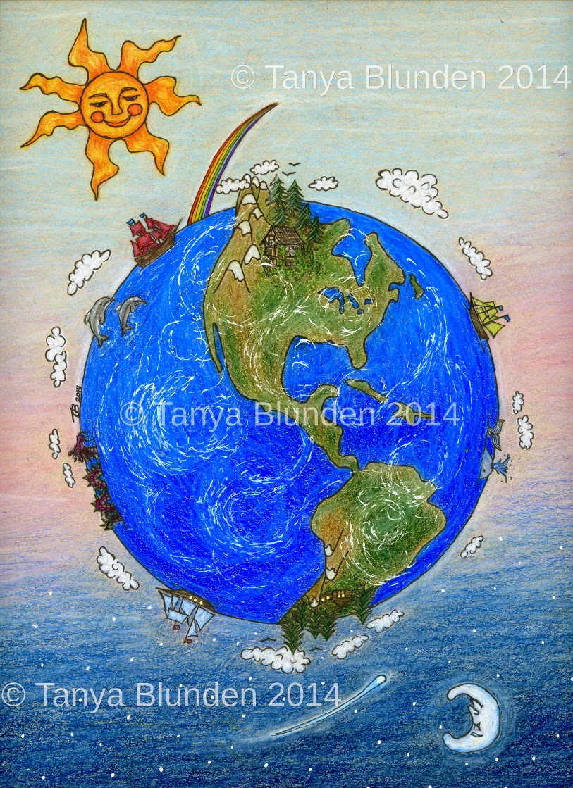 Around the World by Enchanted Visions Artist, Tanya Blunden