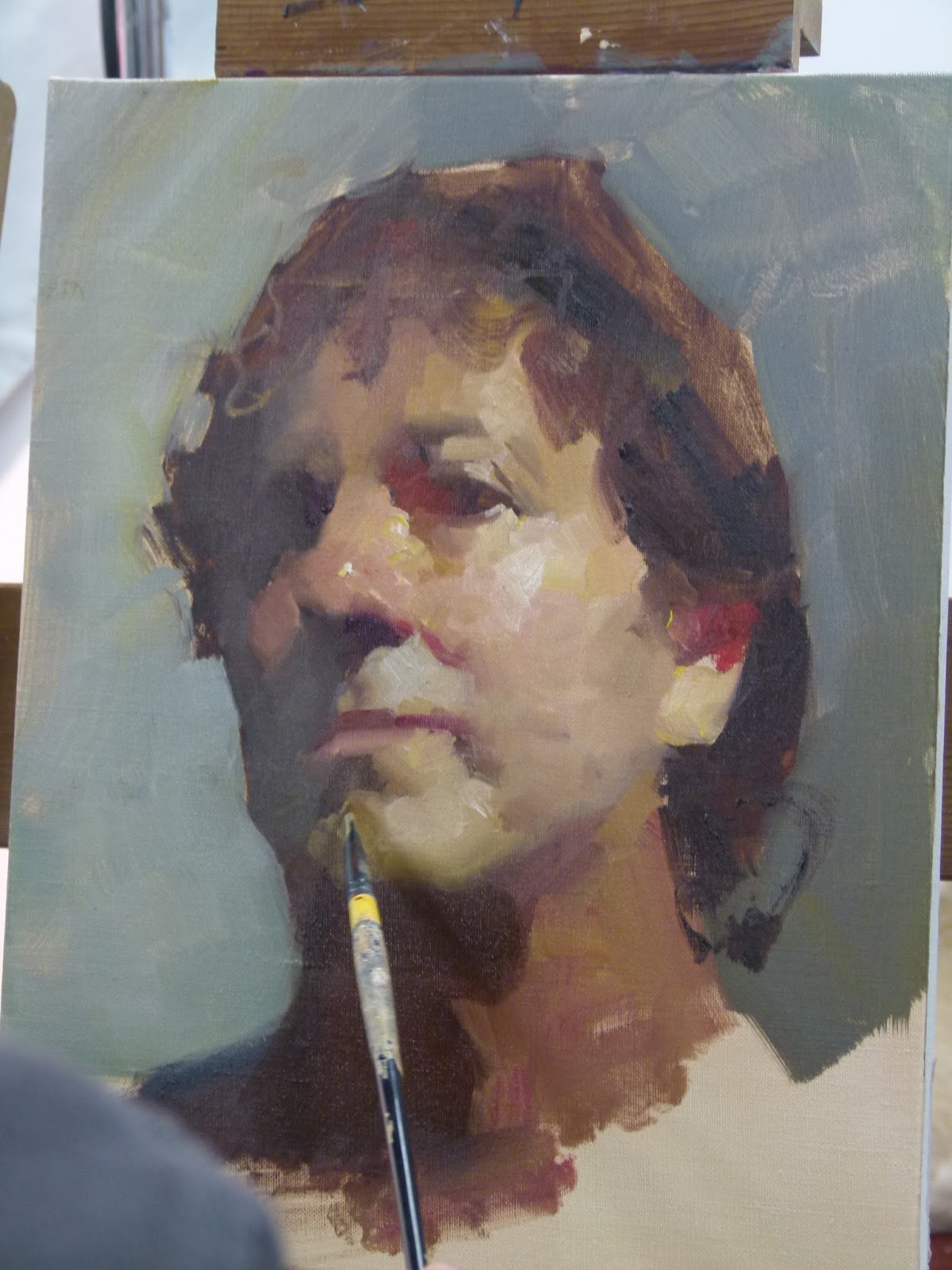 Tami Hort: Zhaoming Wu Paints a Portrait Demo