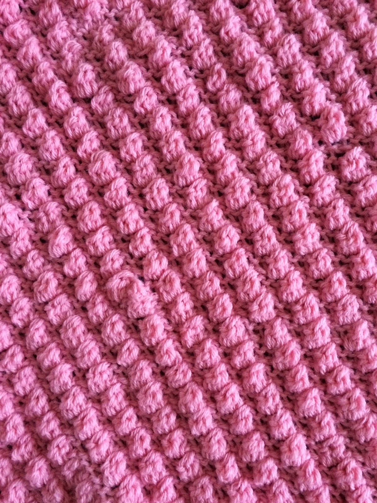 Crochet Puff Stitch Baby Blanket Patterns