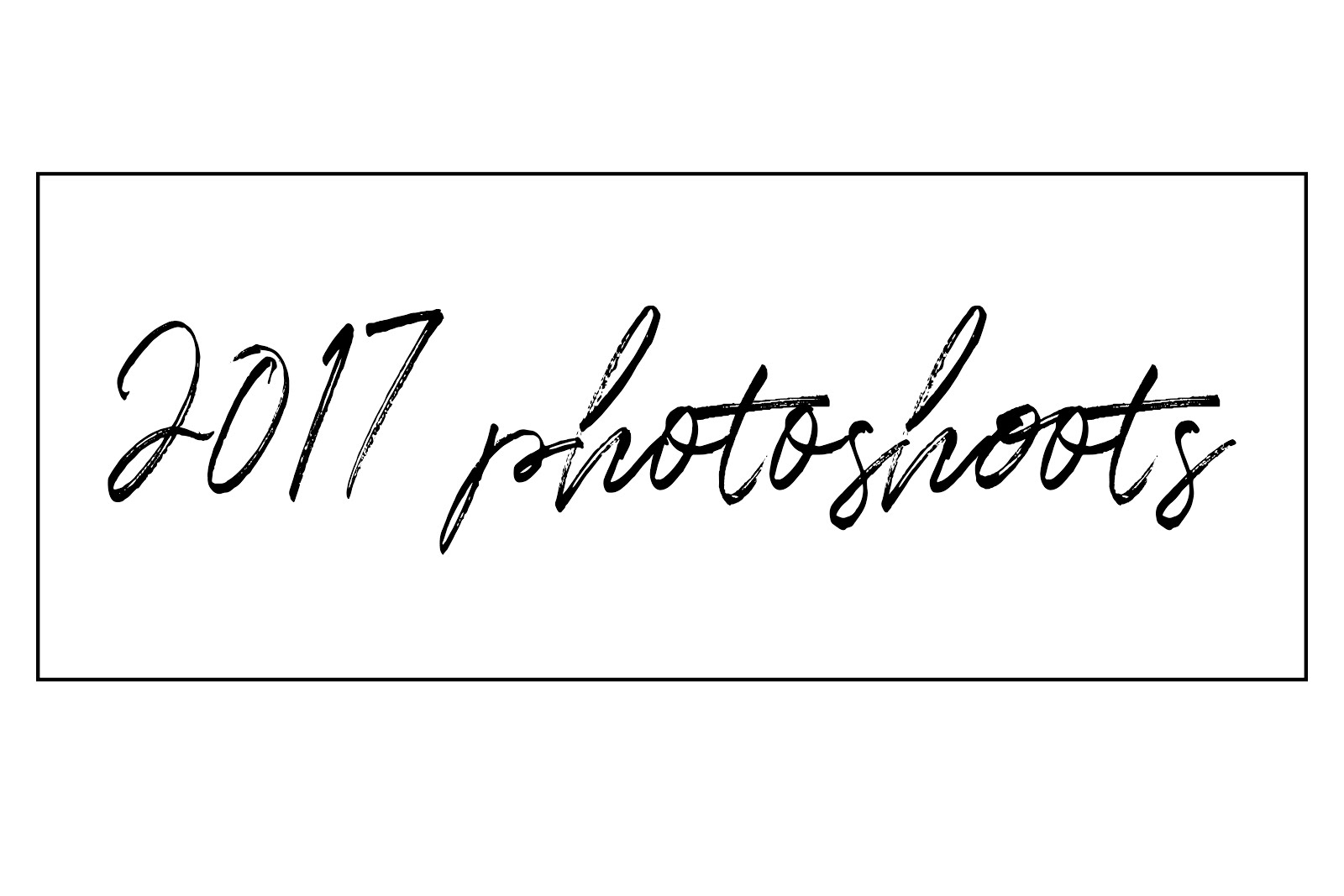 2017 Photshoots