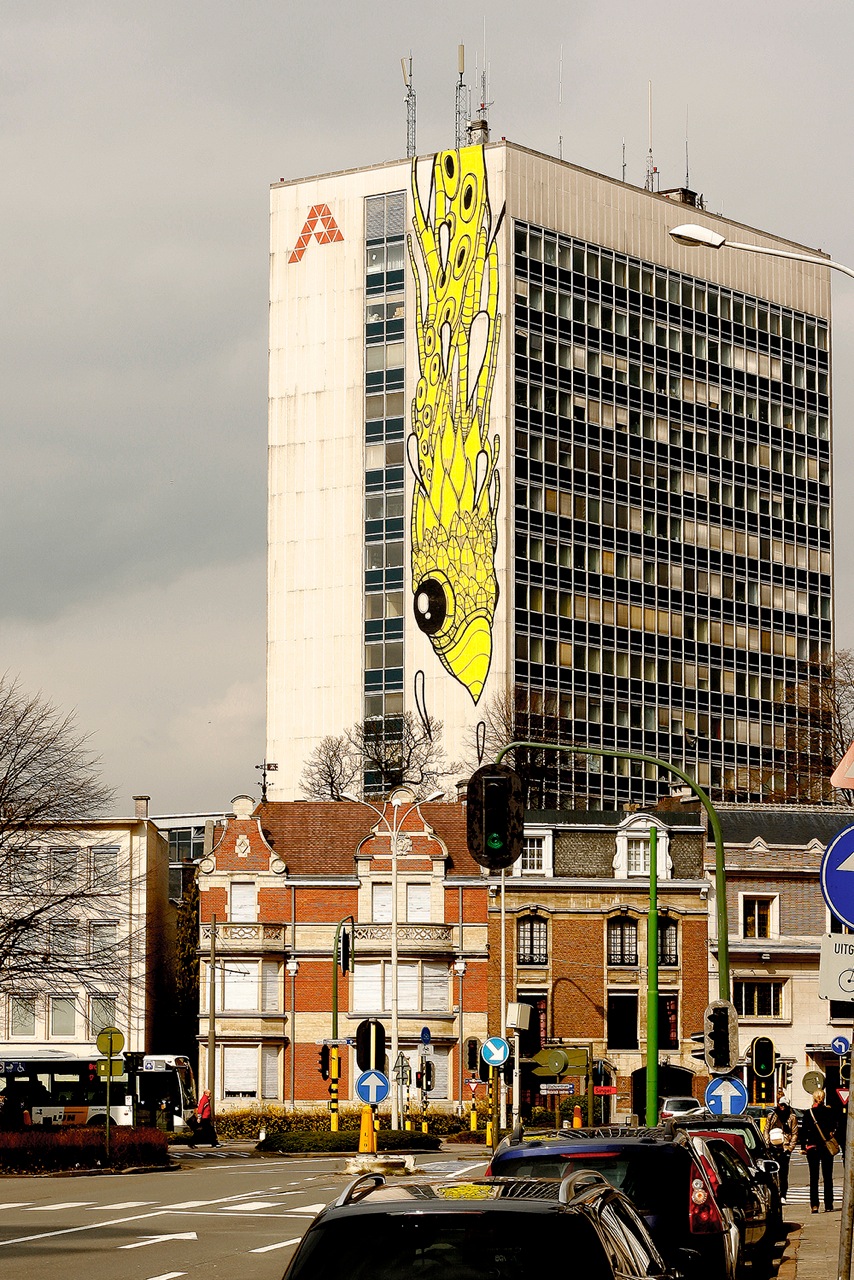 Street map Antwerp Belgium