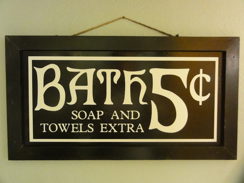 The Cricut Bug Bath Sign