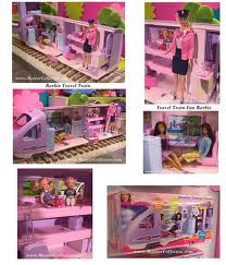 barbie travel train