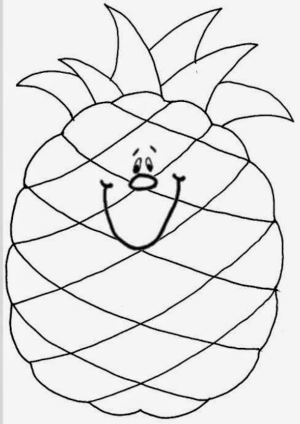 BAUZINHO DA WEB - BAÚ DA WEB : Desenhos de fruta abacaxi para