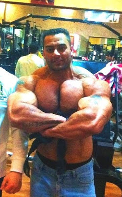 Arabs, At the gym, Biceps, Iraq, Jantee Shaaban, 