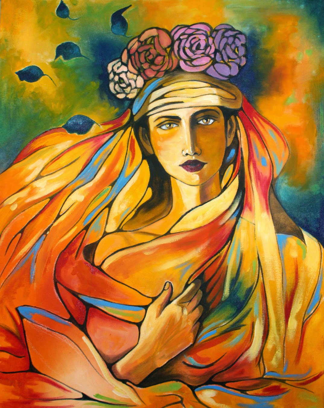 Isabel Yepez Dominican artist . Outside the Island Five Female