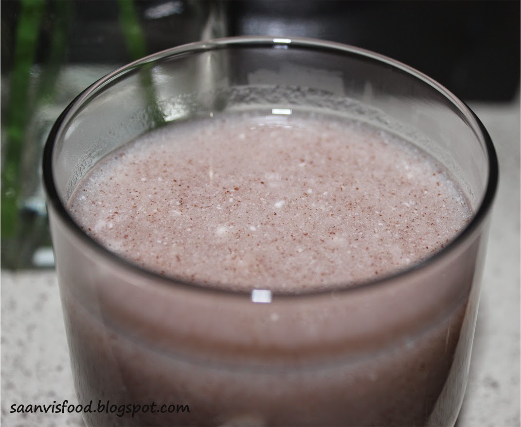 Saanvis food Ragi Malt with Buttermilk / Ambali (Finger Millet Malt)