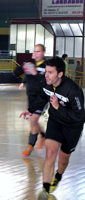 El Jugador durante un entrenamiento