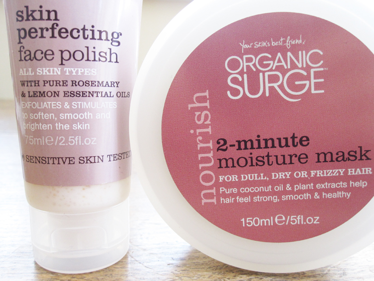 Review Organic Surge Skin Perfecting Face Polish & 2 Minute Moisture
