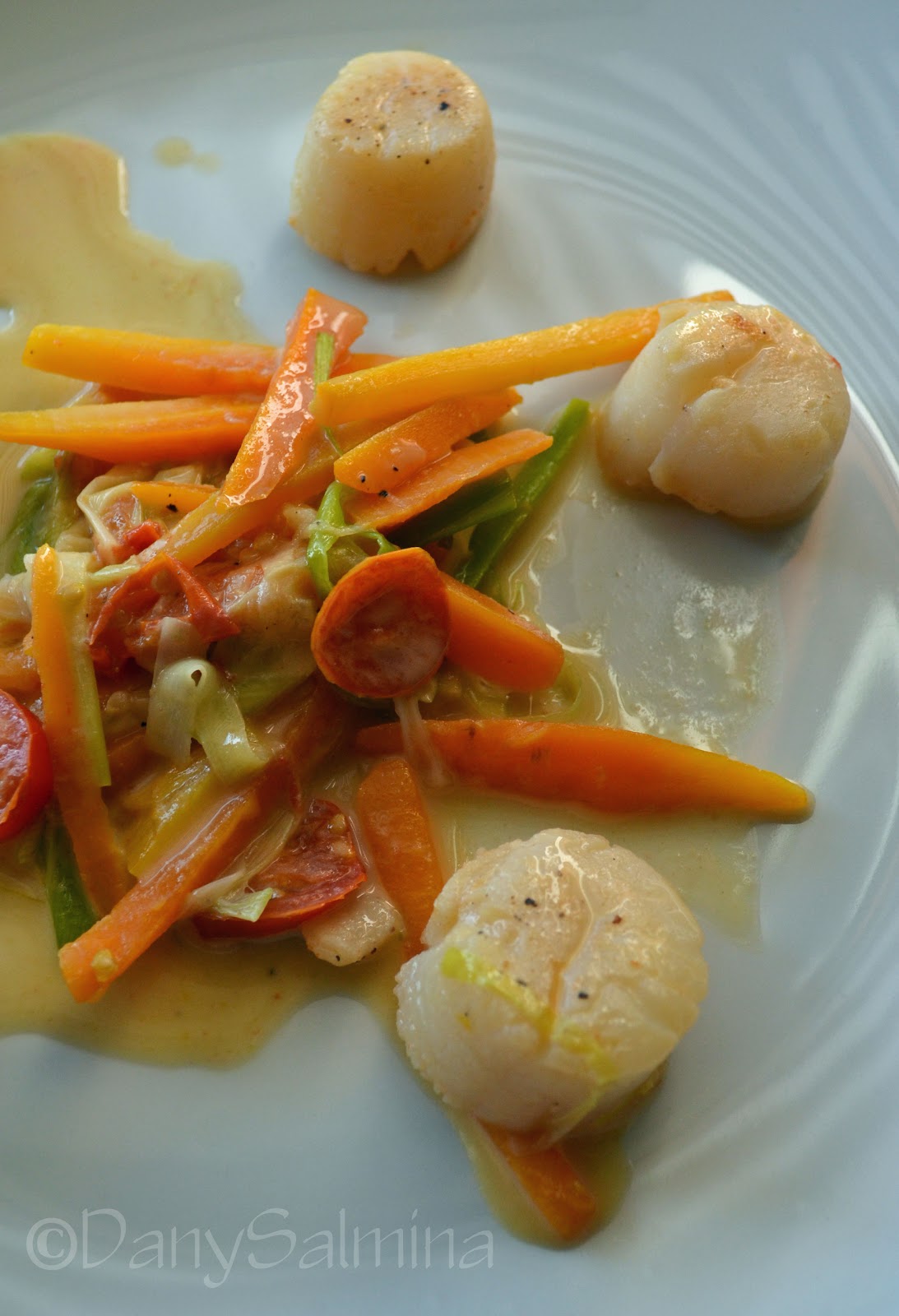 Love for Food and Photography Coquilles St.Jacques al Noilly Prat con
