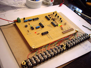 Completed traffic light controller module