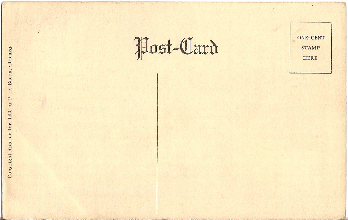 back of postcard template