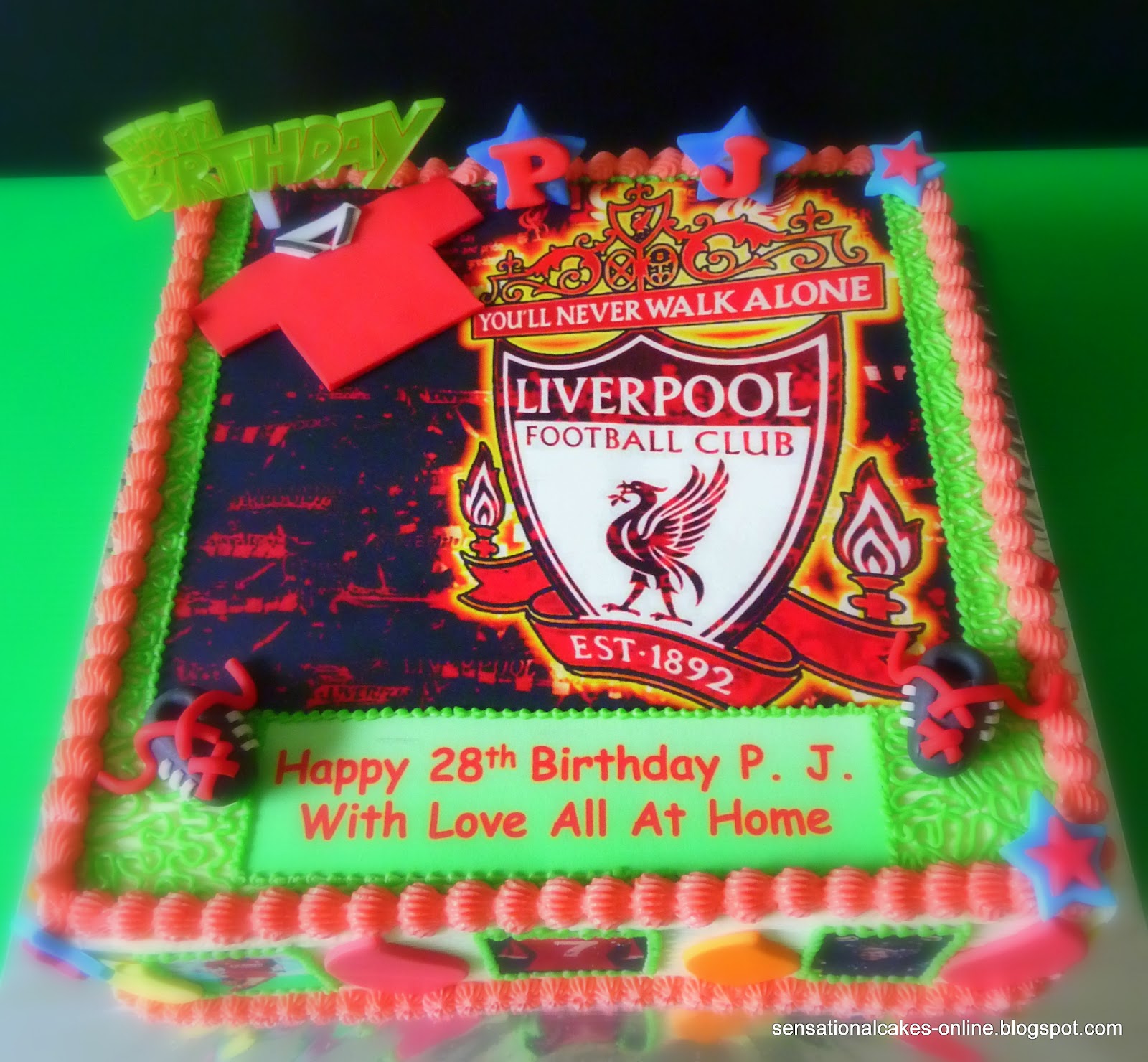Cakes2Share Singapore: Liverpool Football Club Cake ...