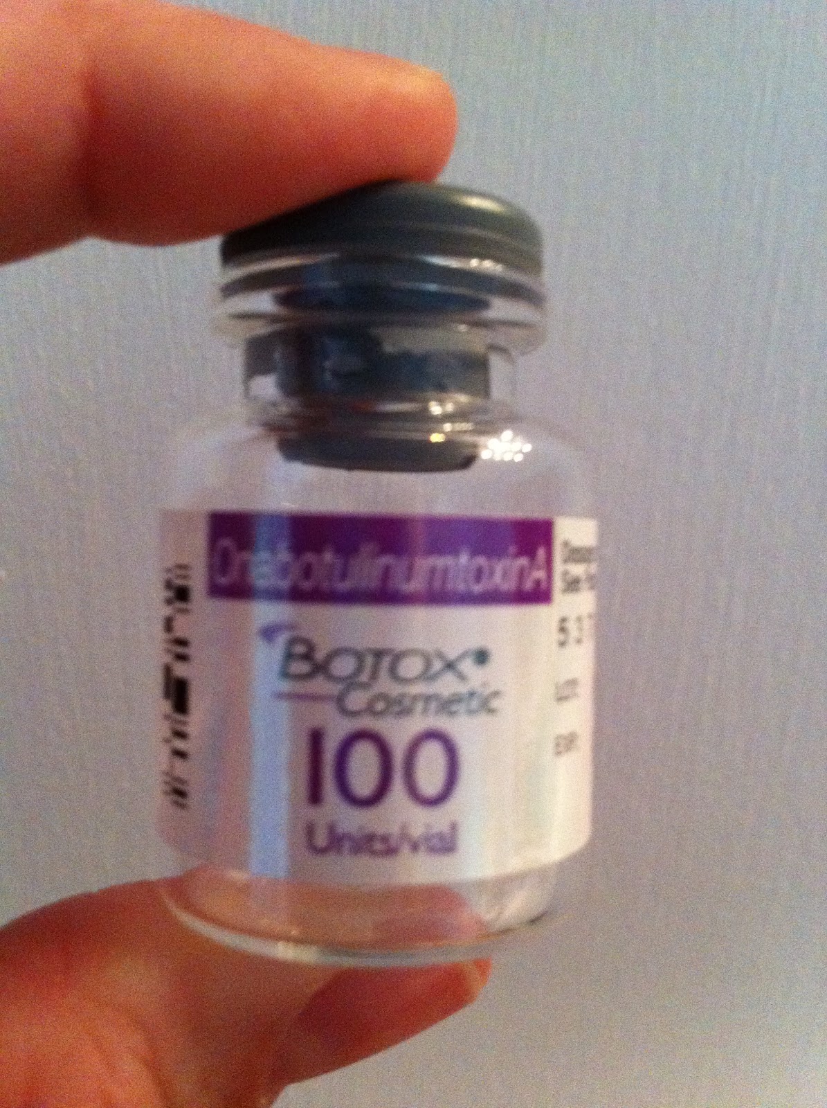 Advanced Aesthetics Botox, the bottles, needles, etc.
