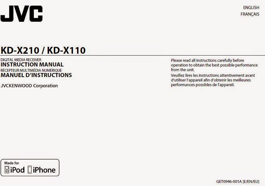 инструкция jvc kd-x110