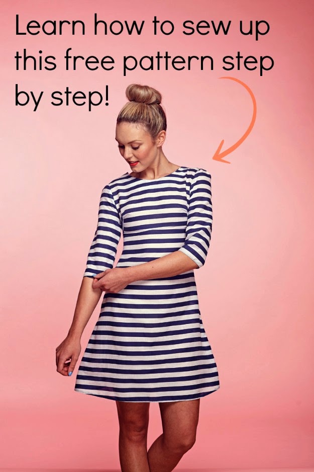 Holiday dress sewing pattern