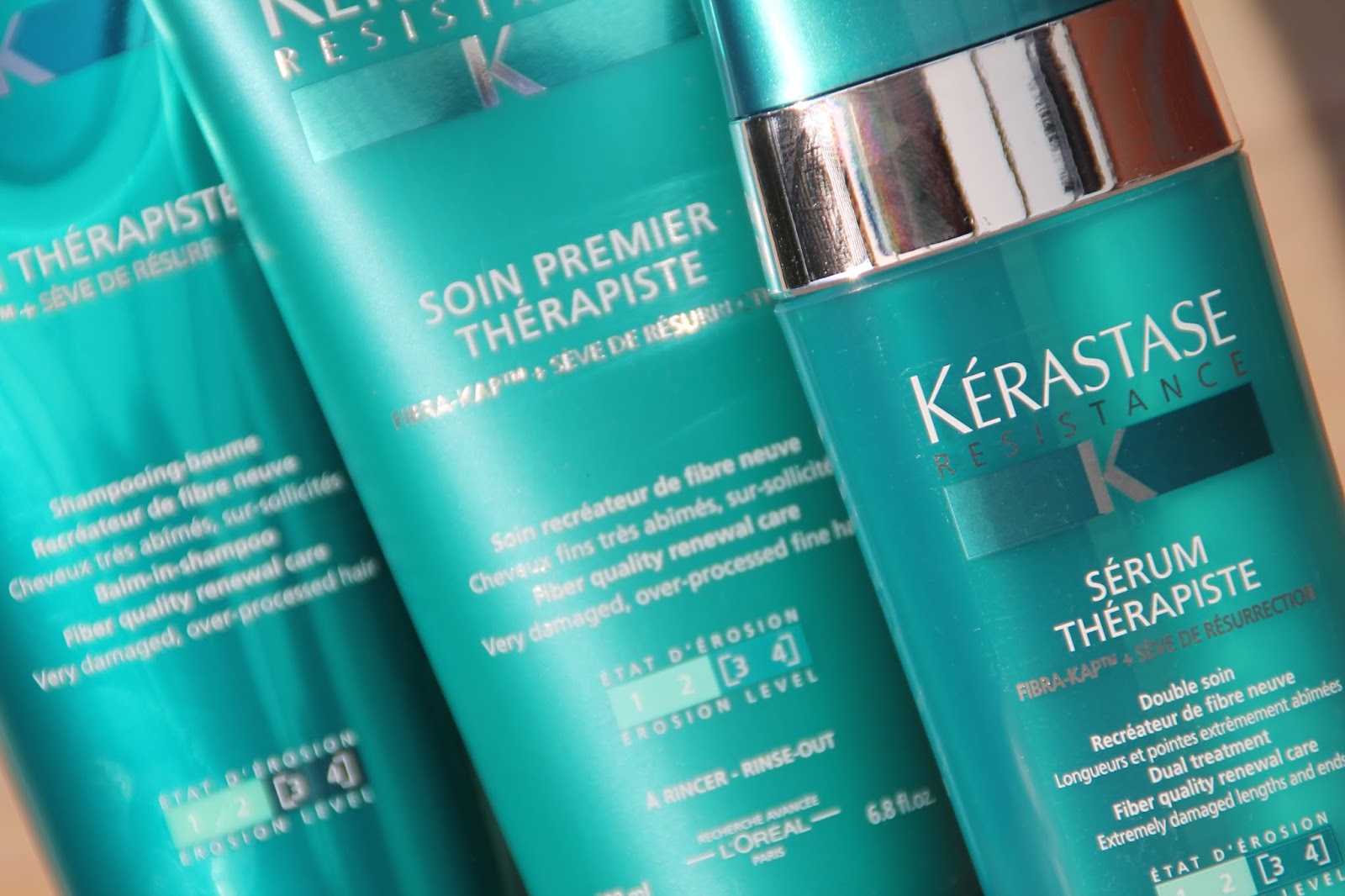 Crystal's Reviews Kérastase Résistance Thérapiste haicare for damaged hair
