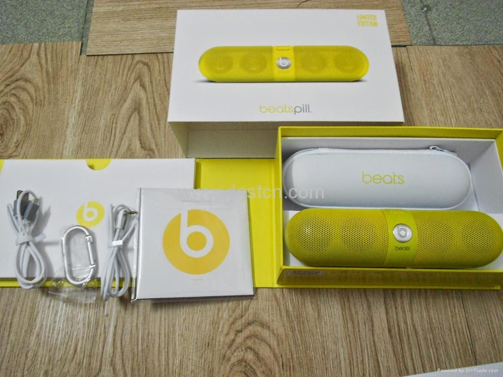 yellow beats pill