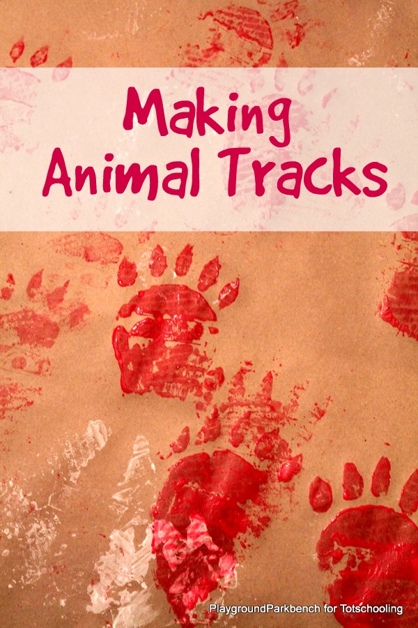 Making Animal Tracks | Totschooling - Toddler, Preschool, Kindergarten  Educational Printables