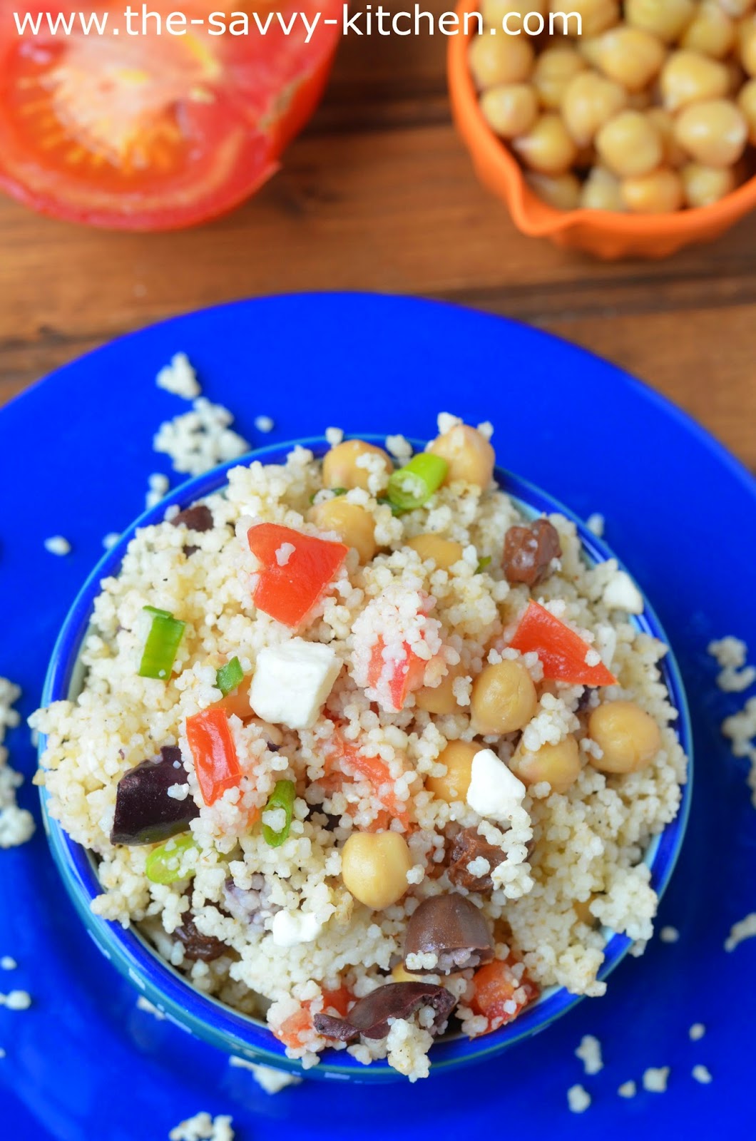 The Savvy Kitchen Mediterranean Couscous Salad