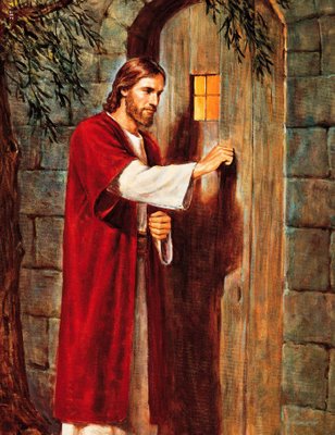Jesus está a sua porta receba-o   !