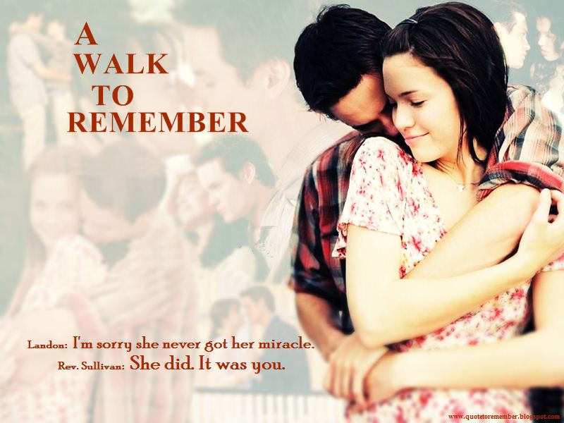 walk to remember essay Based on the book by nicholas sparks (also responsible for the recent message in a bottle), a walk to remember is just what its title implies. walk to remember essay Based on the book by nicholas sparks (also responsible for the recent message in a bottle), a walk to remember is just what its title implies.