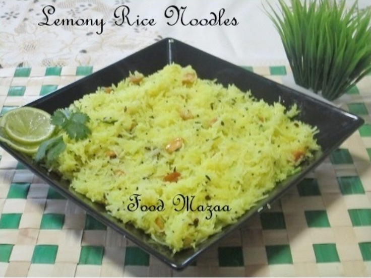 Shobha's Food Mazaa LEMONY RICE NOODLES. ( UPMA STYLE)