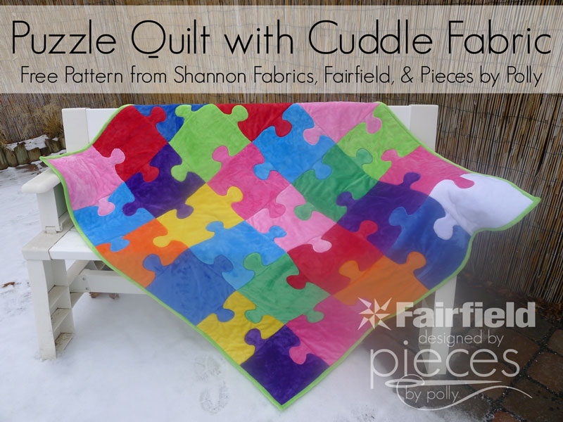 Puzzle Cuddle Quilt Shannon Fabrics