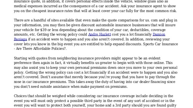 Insurance - Best Affordable Auto Insurance