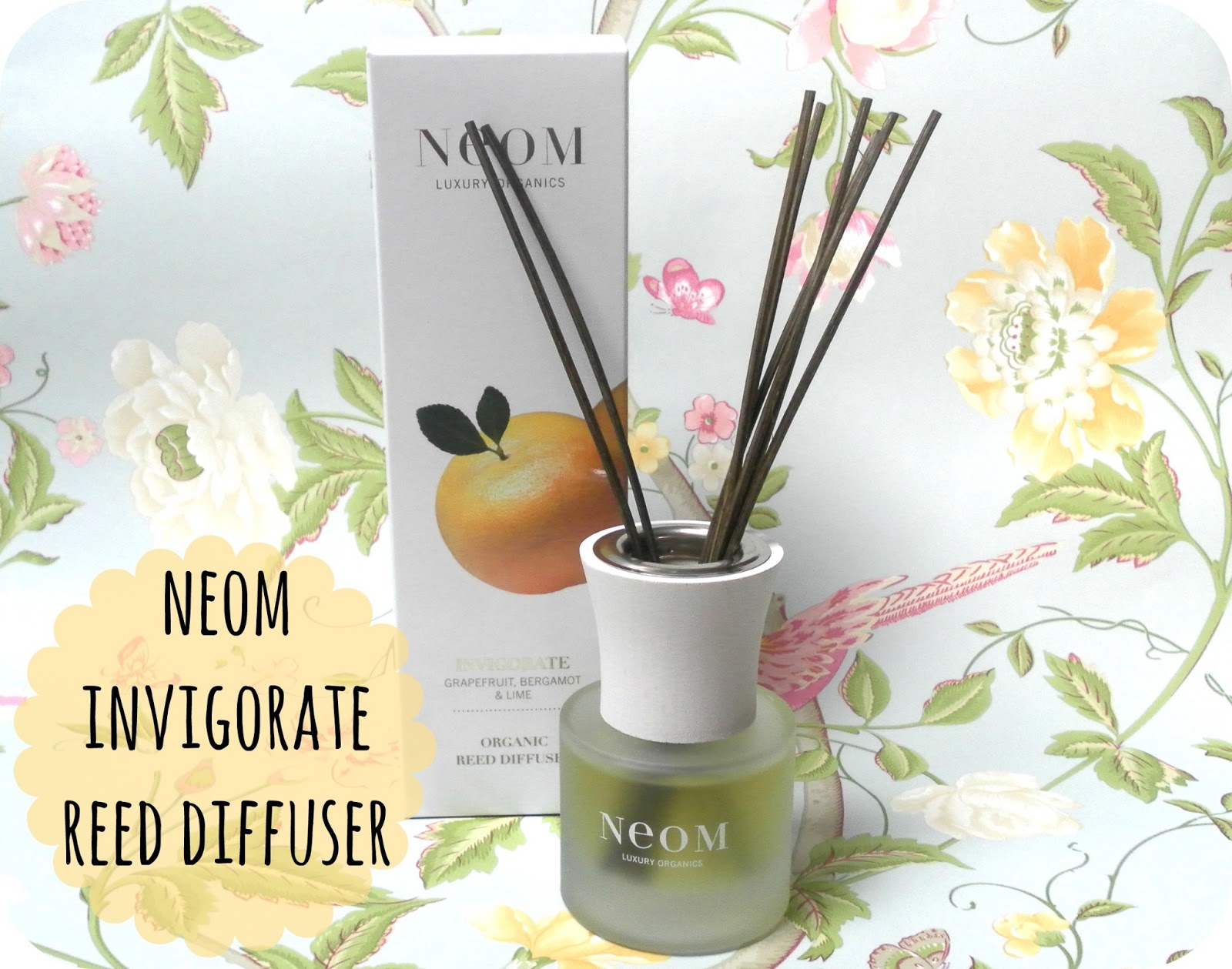 NEOM Invigorate Reed Diffuser Tattooed Tealady