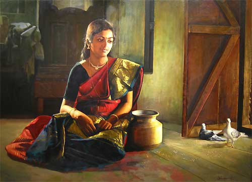 South Indian Beauties! Paintings+4