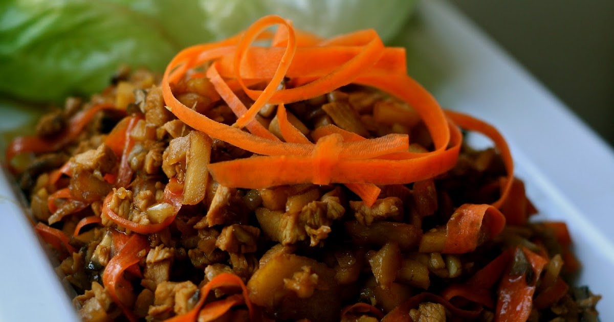 I is for Iceberg Lettuce Cups {with leftover turkey}