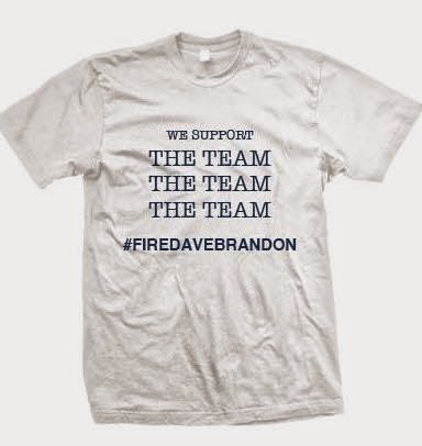 Yes, there are t-shirts calling for Michigan AD Dave Brandon to be fired. Yes, there are t-shirts calling for Michigan AD Dave Brandon to be fired.