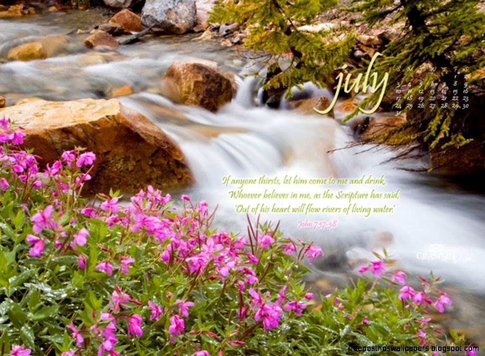 July 2011 Living Water Desktop Calendar Free Monthly Calendars July 2011 Living Water Desktop Calendar Free Monthly Calendars