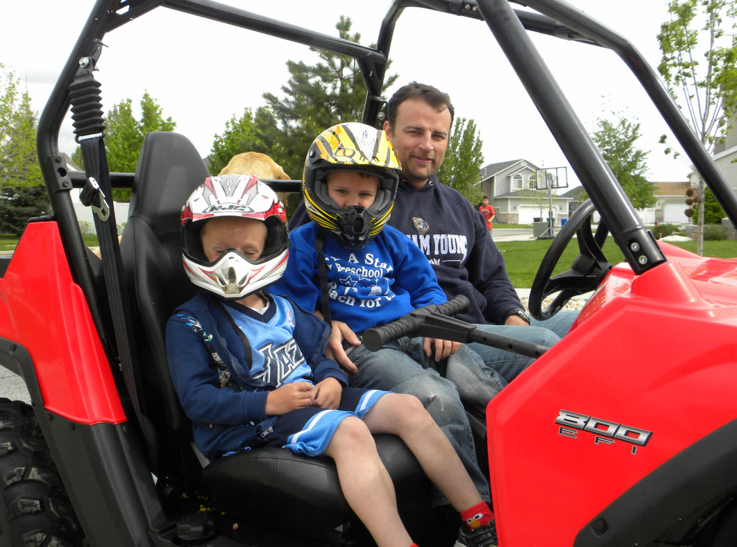 The Blackham Bunch Riding a Razor