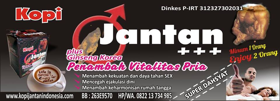 KOPI JANTAN INDONESIA MAU PESAN CP 081365400225