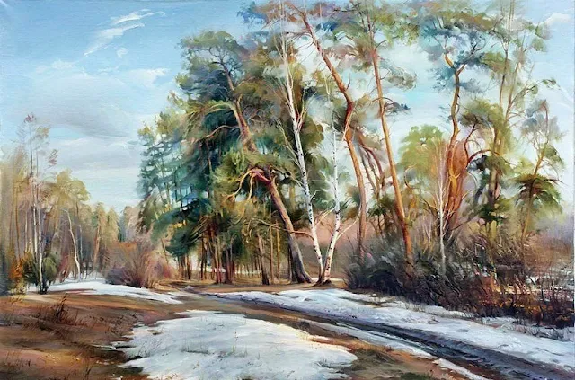 Roman Romanov 1966 | Russian Landscape painter