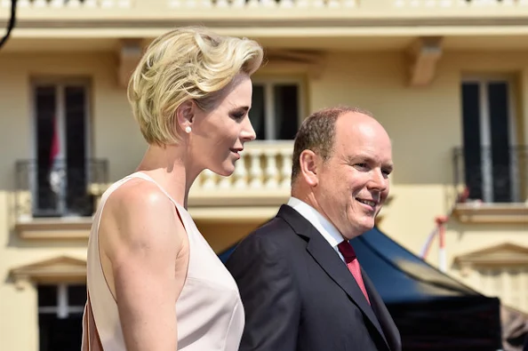 Prince Albert and Princess Charlene, Princess Stephanie, Charlotte Casiraghi, Camille Gottlieb, Pauline Ducruet, Princess Caroline, Andrea Casiraghi and Tatiana Casiraghi, Prince Jacques and Princess Gabriella, Pierre Casiraghi and Beatrice Borromeo, Louis Ducruet