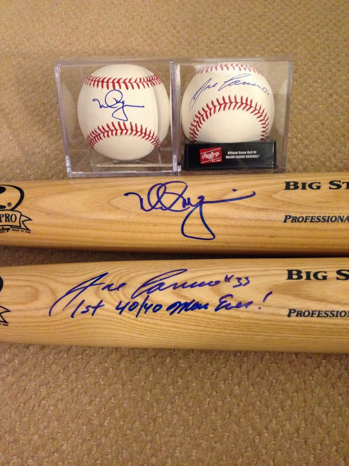 David's Autograph Signings: Jose Canseco Signing at Harry's Dugout 10-26-13