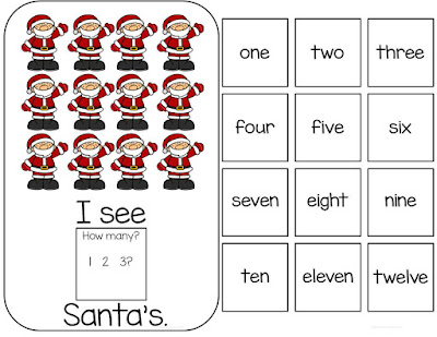 https://www.teacherspayteachers.com/Product/Santa-Interactive-Counting-book-to-12-2234499