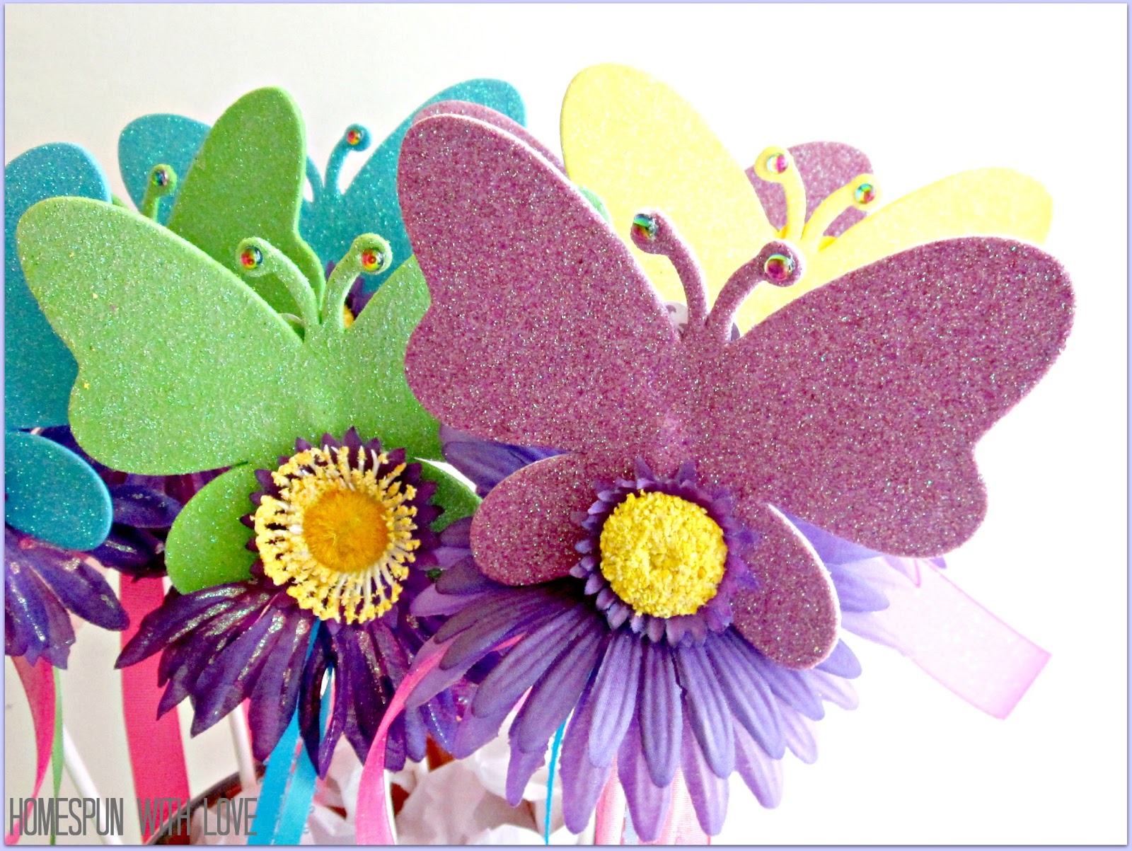 Homespun With Love Make Your Own Butterfly Birthday Wands