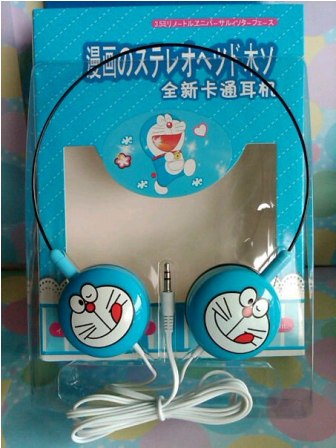 Headphone Kepala Doraemon