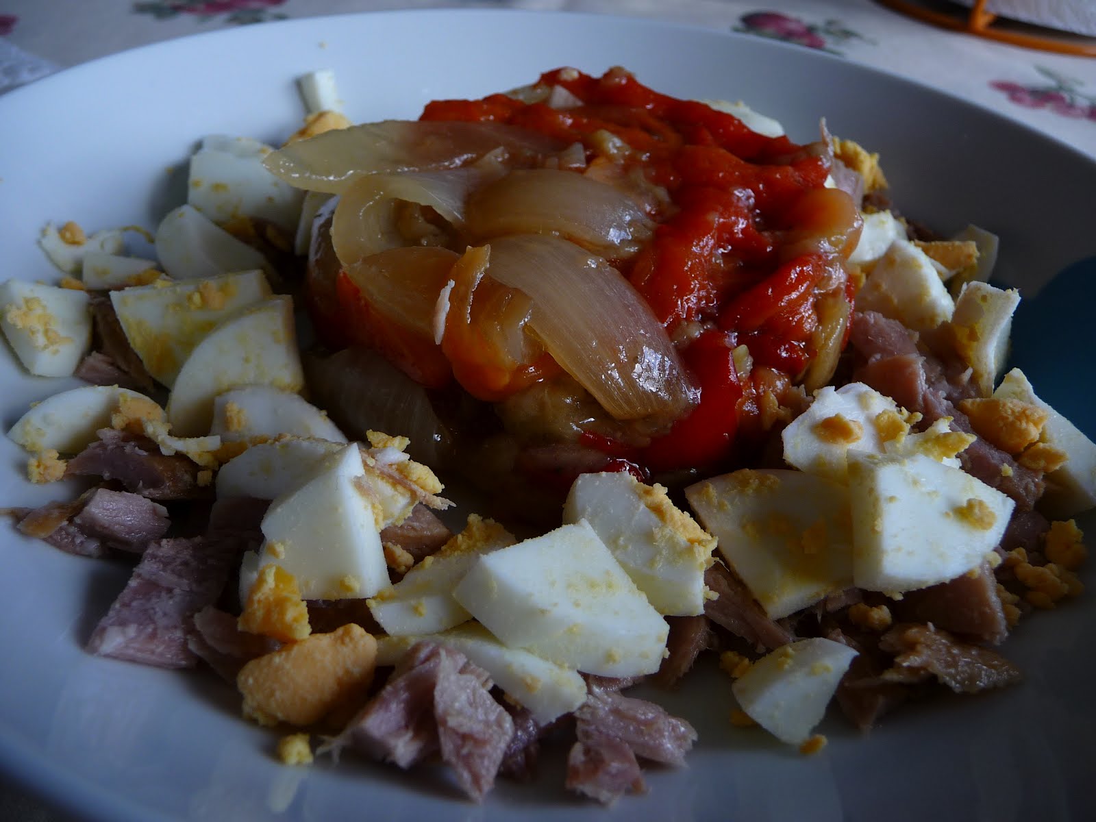 Alrededor de la cocina Timbal de escalivada