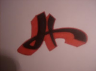 Graffiti Alphabet H 