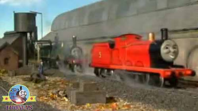 Thomas and friends Emily the train James the red engine determined to do a good cargo shipment job