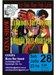 UBUNTU JAZZ CUARTETO y URBANO'S JAZZ GROUP en CANATA el 28 de Julio 2012