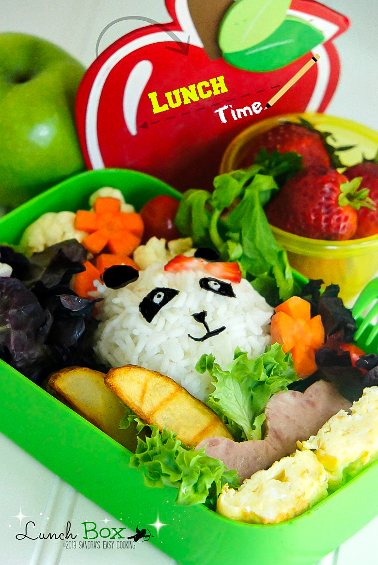 SANDRA'S EASY COOKING Lunch Box Panda Bento