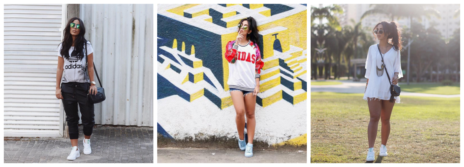 look com adidas nmd feminino
